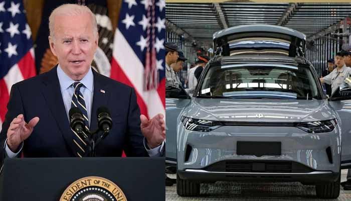 Joe Biden insists ban on Chinese electric vehicles in US