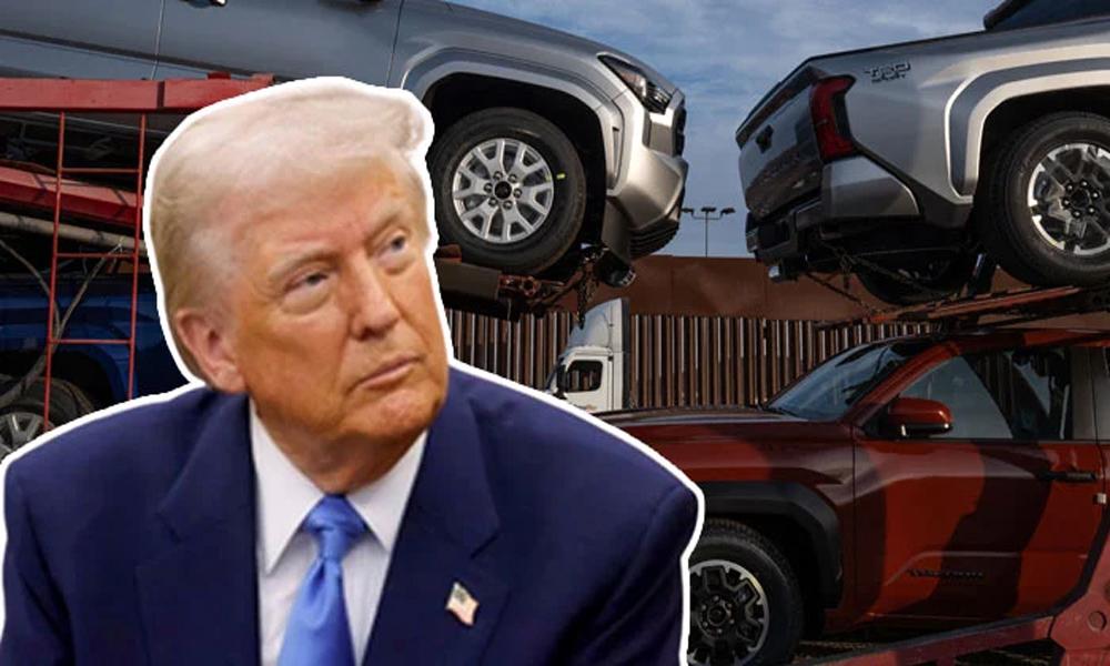 US President Trump imposes 25pc tax on imported cars