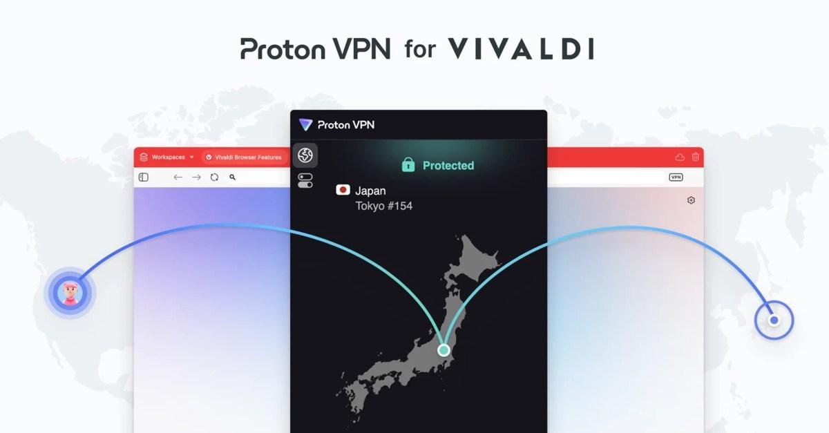 Vivaldi bundles Proton VPN into its web browser