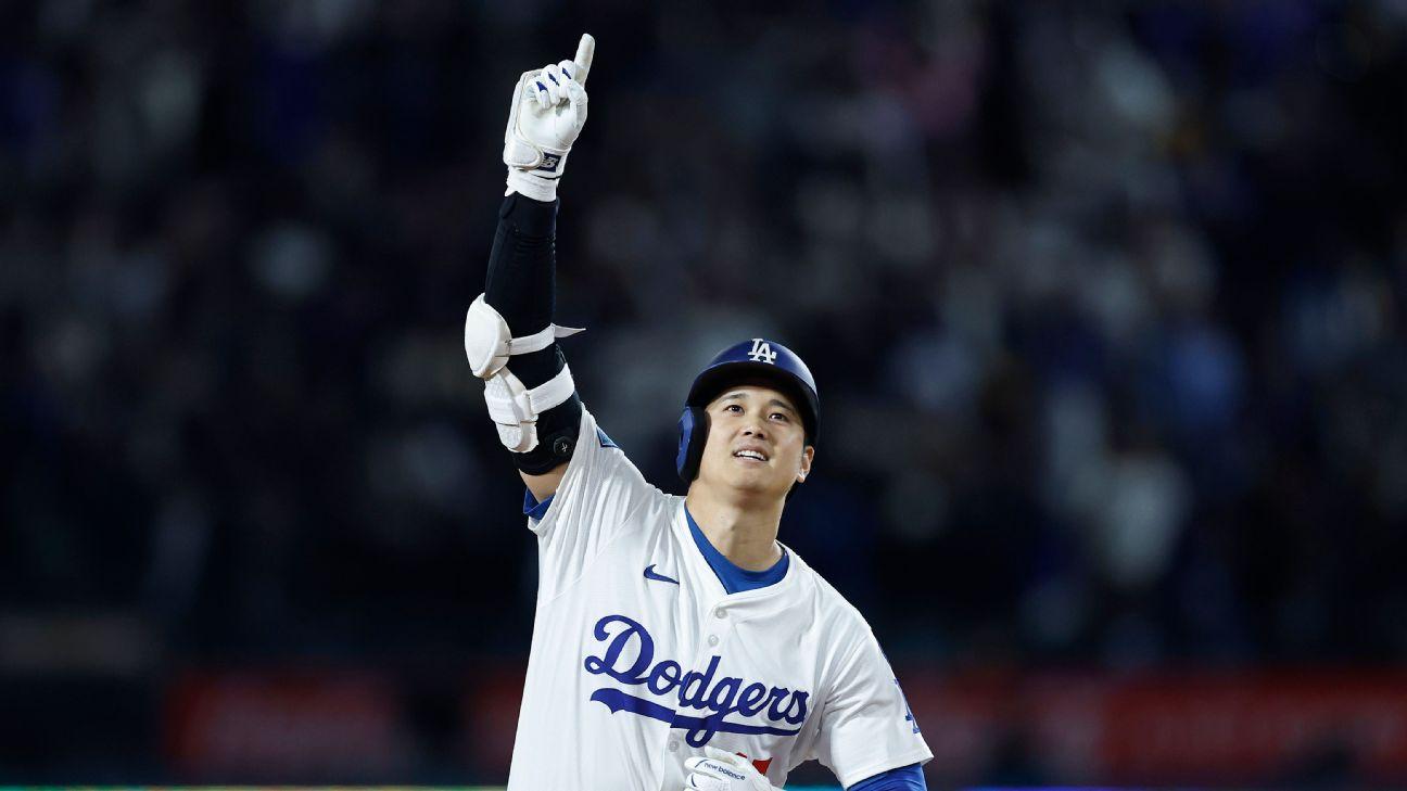 Ohtani's walk-off pushes Dodgers to historic 8-0