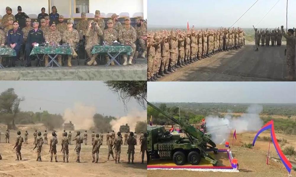 Pakistan Army, PAF demonstrate joint firepower