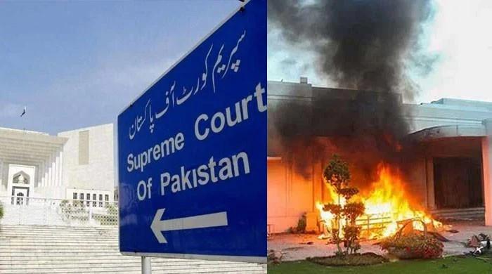 سپریم کورٹ میں 9 مئی سے متعلق مقدمات سماعت کے لیے مقرر