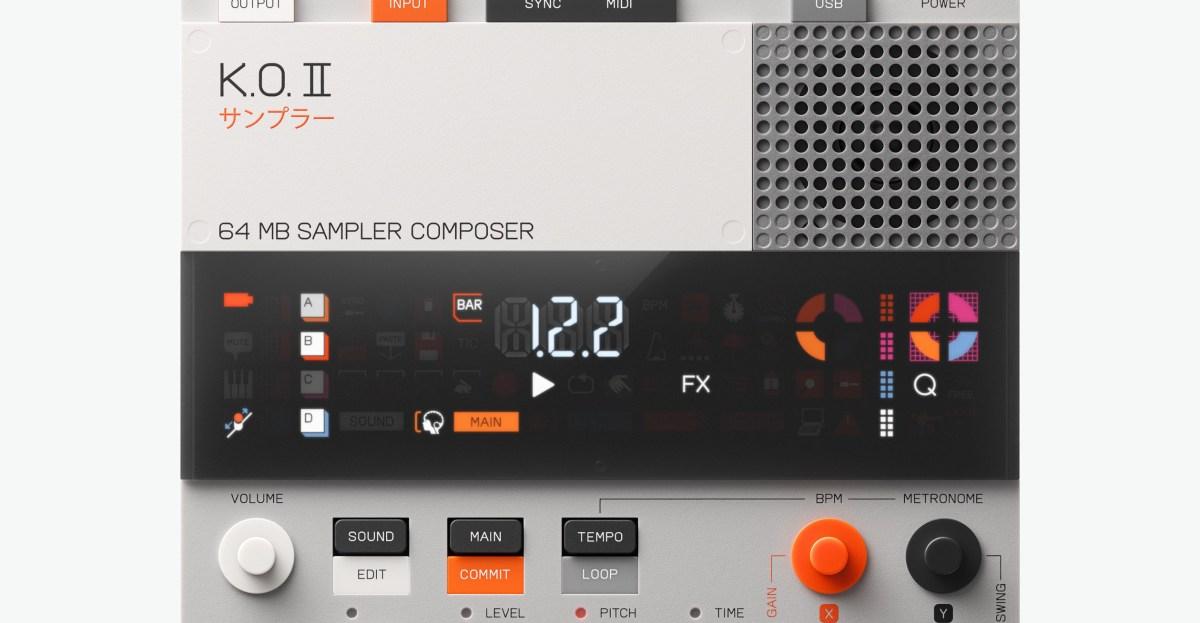 Teenage Engineering has updated its KO II synthesizer with new sampling powers