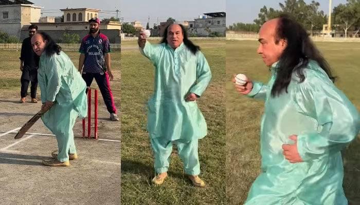 گلوکاری کے بعد چاہت فتح علی خان کی کرکٹ میں طبع آزمائی،باؤلنگ کی ویڈیو وائرل
