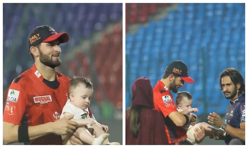 Shaheen Afridi’s son's first pictures goes viral after victory