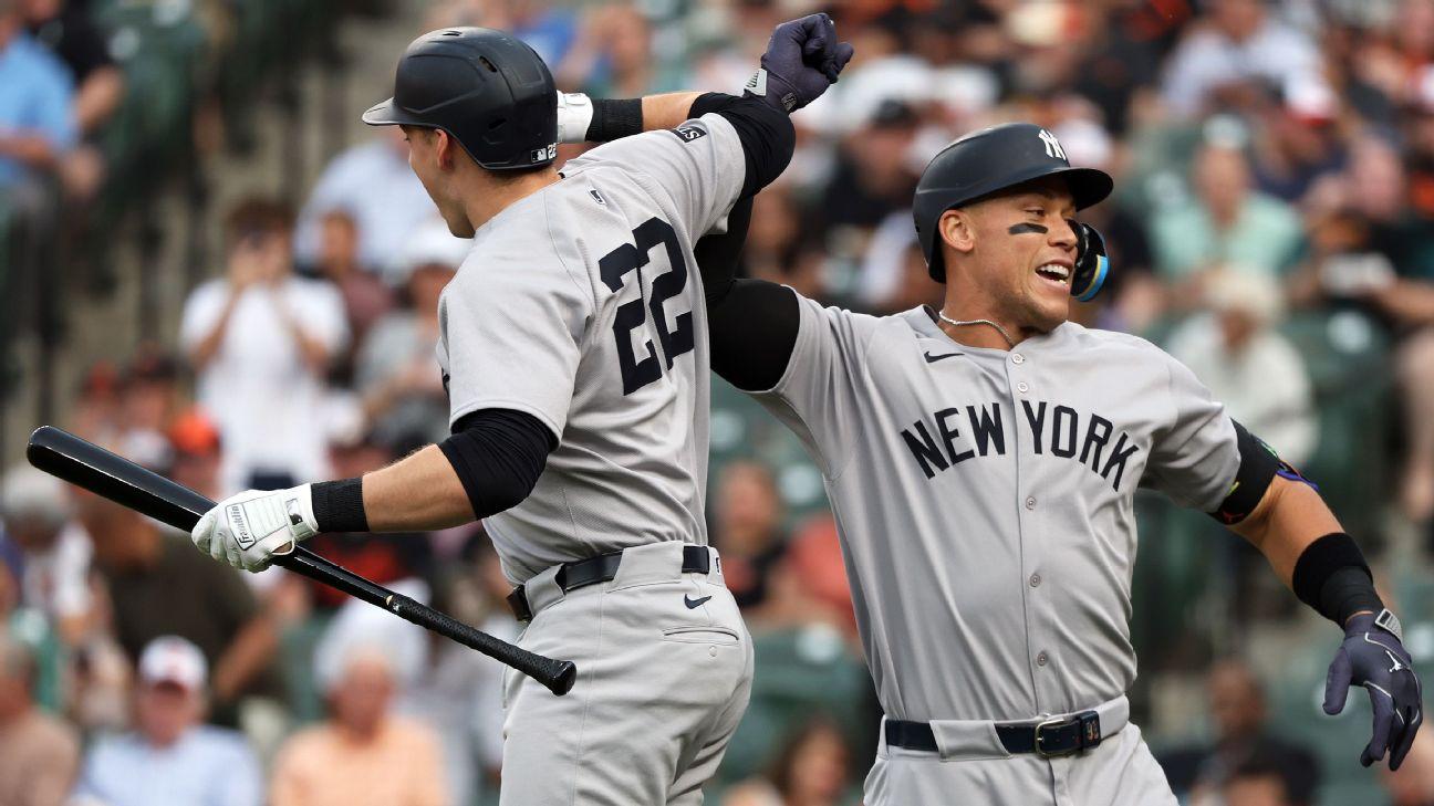 Yanks make history by again opening with 3 HRs