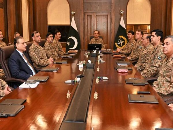 جنگ مسلط کرنے کی کسی بھی کوشش کا فیصلہ کن اور مؤثر  جواب دیا جائے گا، کورکمانڈرز کانفرنس