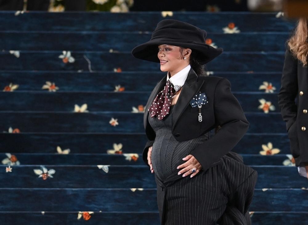 American pop star Rihanna expecting her third child