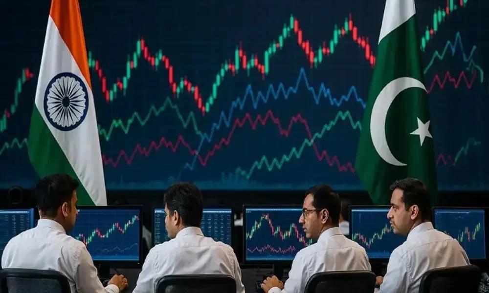 پاکستان اور بھارت کے درمیان ہونے والی جھڑپوں کے بعداسٹاک ایکسچینچز میں شدید مندی