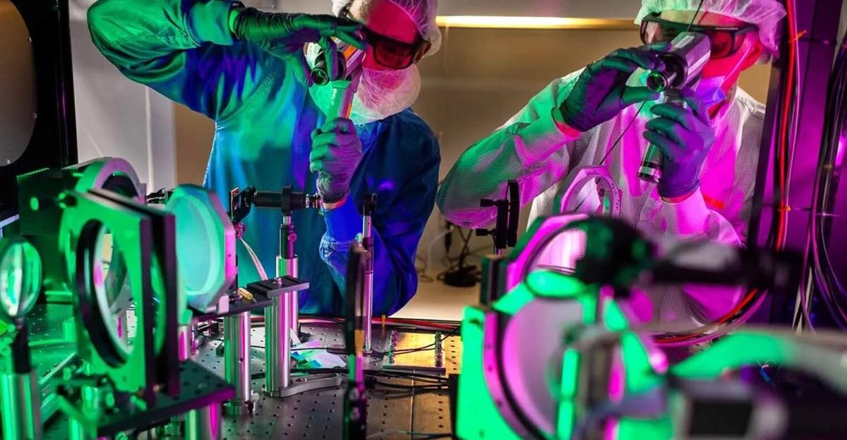 The most powerful laser in the US recently produced 2 quadrillion watts of power