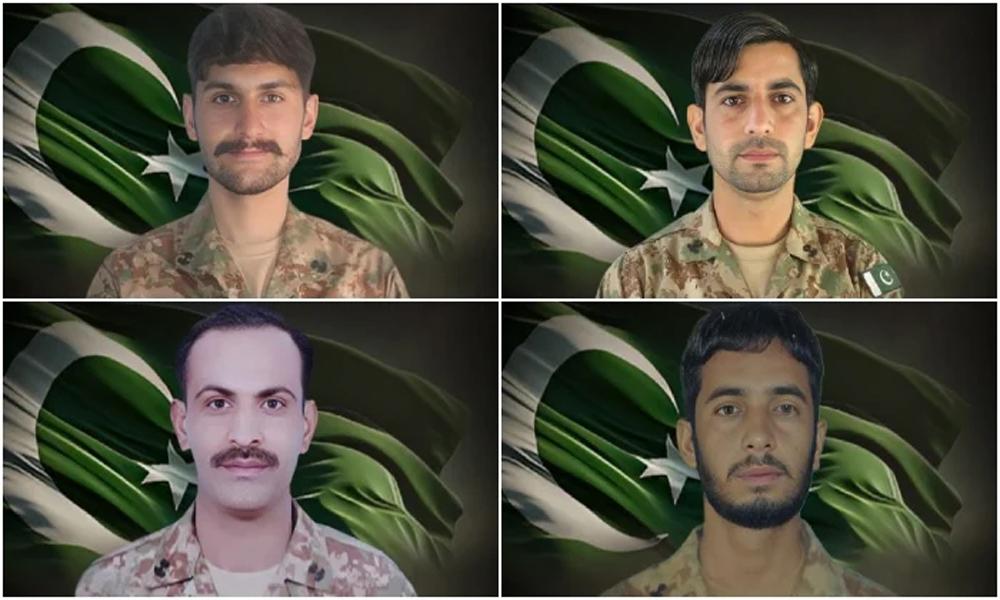 7 terrorists killed in security forces' operations in KP, 4 soldiers martyred