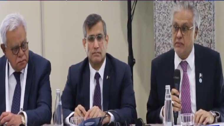  یو این قراردادوں کے مطابق مسئلہ کشمیر کا حل چاہتے ہیں، اسحاق ڈار