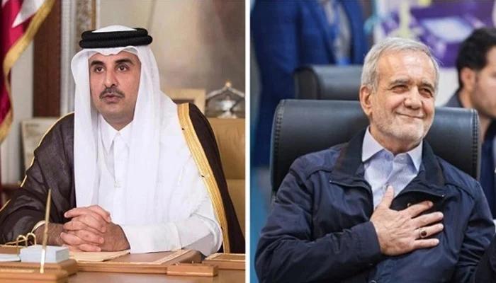 قطر میں امریکی اڈے پر حملے کے بعد ایرانی صدر اور امیرِ قطر کے درمیان رابطہ
