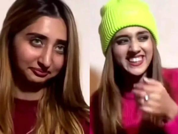 ٹک ٹاکر جنت مرزا اور سحر مرزا کی بغیر فلٹر وائرل ویڈیو نے سوشل میڈیا پر تہلکہ مچا دیا