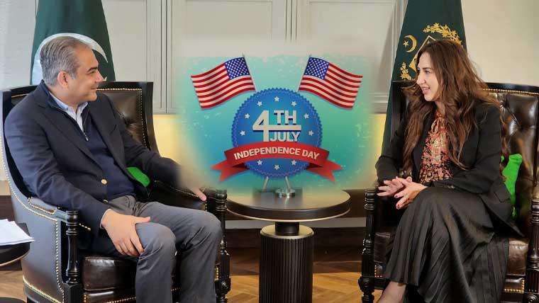 وزیر داخلہ محسن نقوی کی امریکہ کے 249 ویں یوم آزادی پر امریکی سفیر اور عوام کو مبارکباد