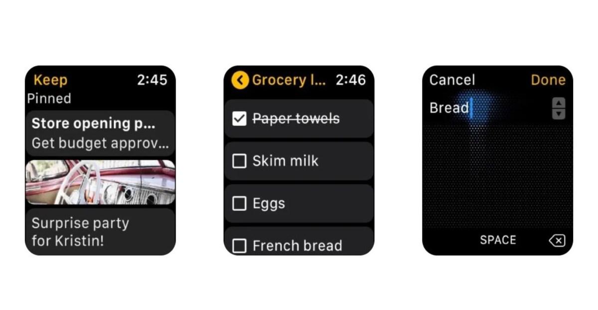 Google kills its Keep app on Apple Watch