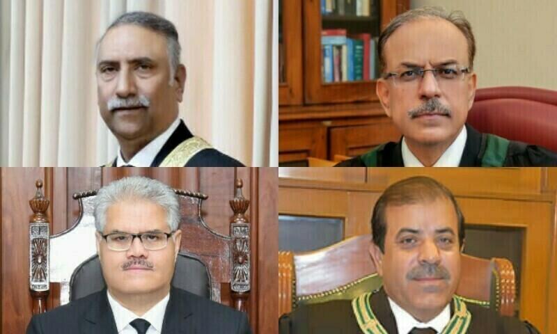 ملک کی چاروں ہائیکورٹس میں نئے چیف جسٹسز کی تعیناتی، نوٹیفکیشنز جاری