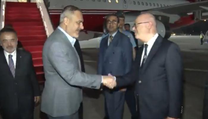 ترکیے کے وزیر خارجہ حکان فیدان اسلام آباد پہنچ گئے