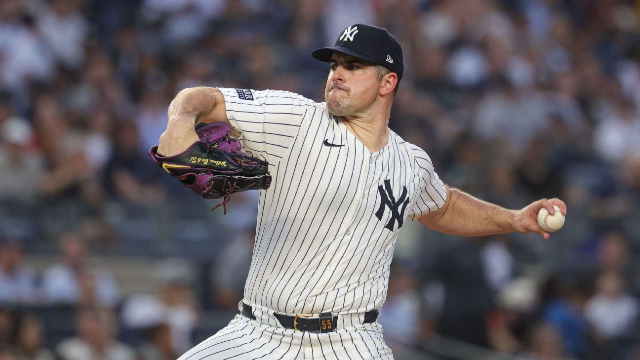 Yanks' Rodon replaces Fried on AL All-Star team