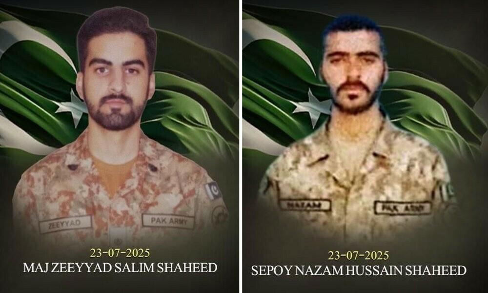 Mastung IBO leaves Army major, sepoy martyred, three terrorists killed: ISPR