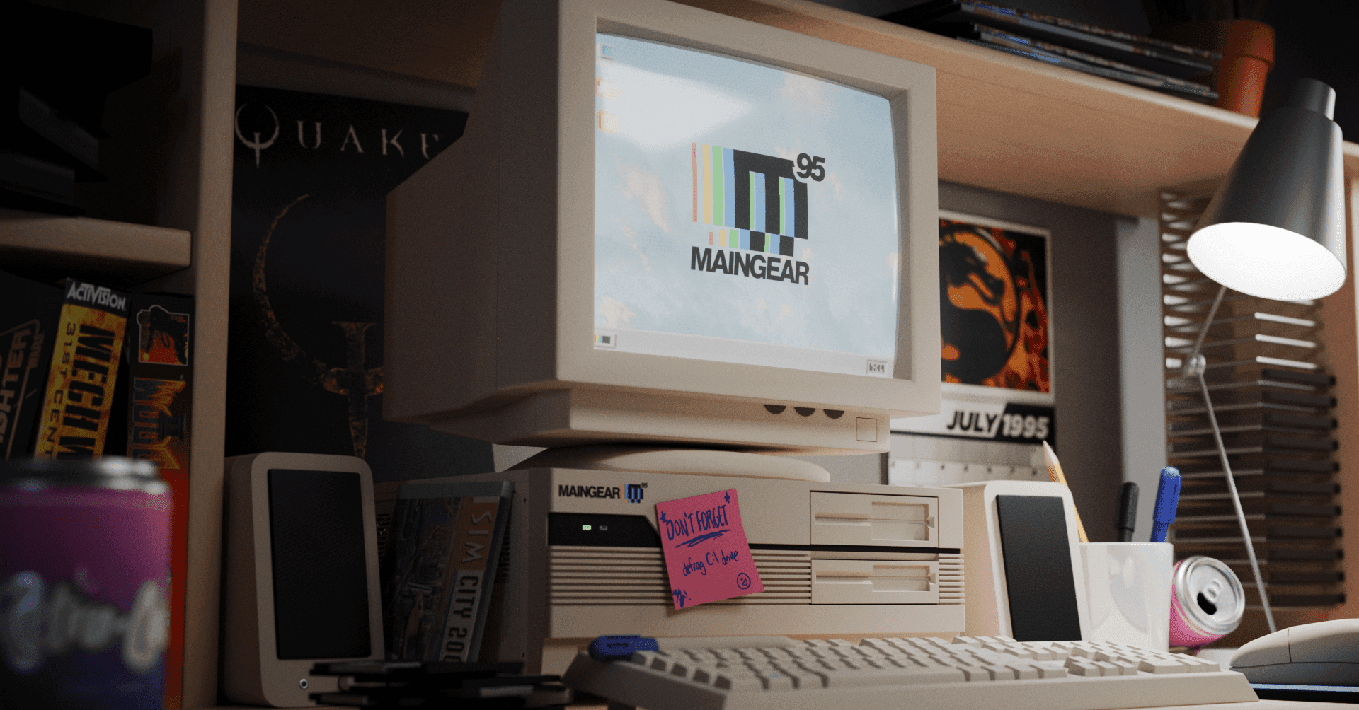 Maingear’s Retro95 combines ’90s-era PC design with modern specs