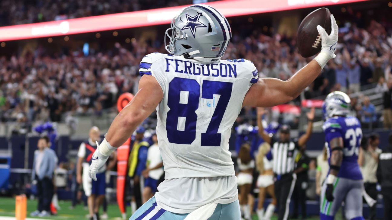 Cowboys sign TE Ferguson to 4-year extension