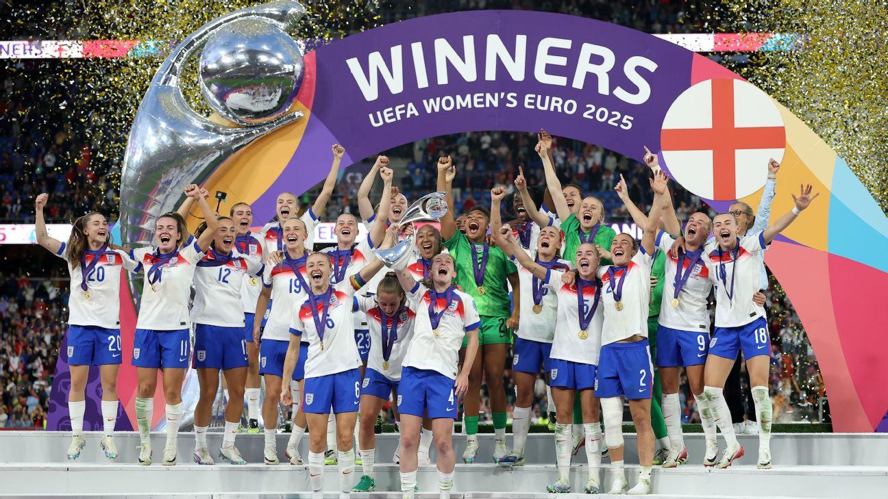 Live updates: England, Spain renew rivalry in Euros final
