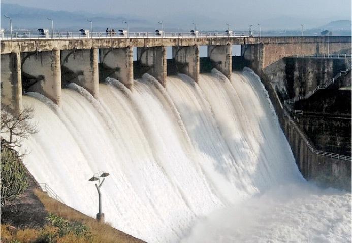 Rawal Dam spillways opened as water levels rise