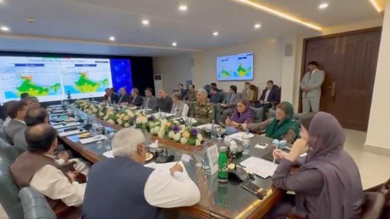 شدیدسیلابی صورتحال پر مریم نوازکی زیر صدرات ویڈیو کانفرنس ،نقصانات کی تفصیل طلب کرلی