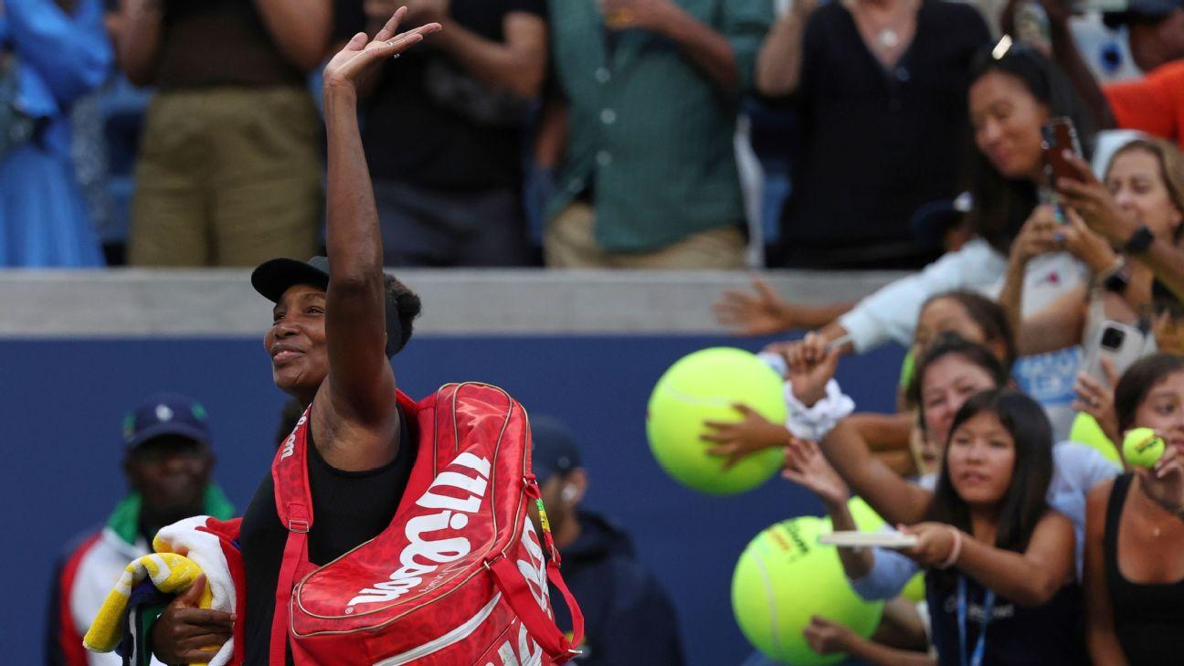 Venus' US Open run halted by Townsend, Siniakova