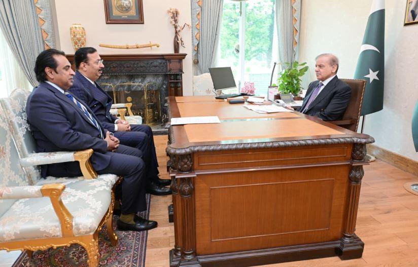PM Shehbaz meets with Overseas Pakistanis Foundation officials