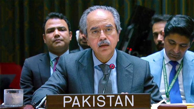 عالمی برادری بھارتی آبی دہشت گردی روکنے میں ہمارا ساتھ دے،پاکستان کا اقوام متحدہ سے مطالبہ