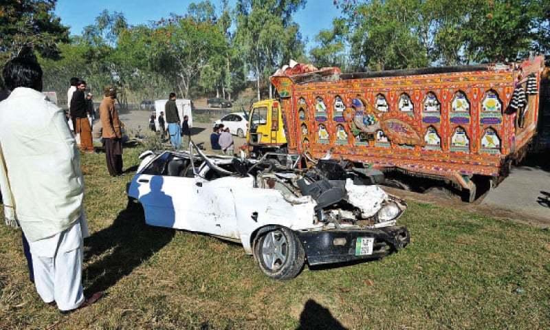 Family of three killed in GT Road crash near Gujar Khan