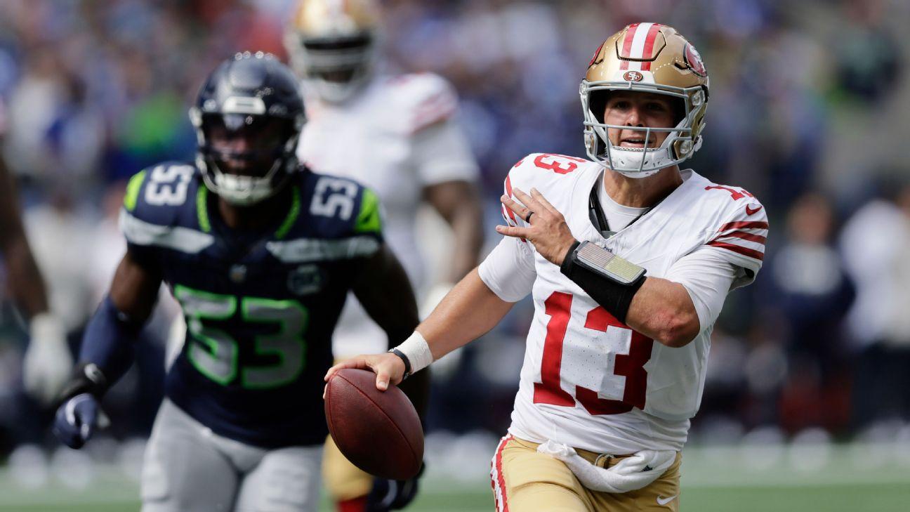 49ers' QB Purdy a 'long shot' to play in Week 2
