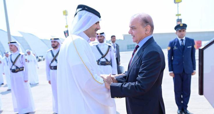 PM Shehbaz arrives in Qatar for Arab-Islamic Summit