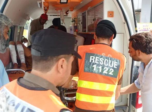 Three injured in suspected grenade blast at scrap shop in Mardan