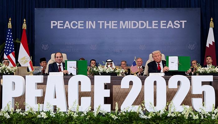 غزہ امن معاہدہ: امریکا، مصر، قطر اور ترکیہ نے دستخط کر دیے