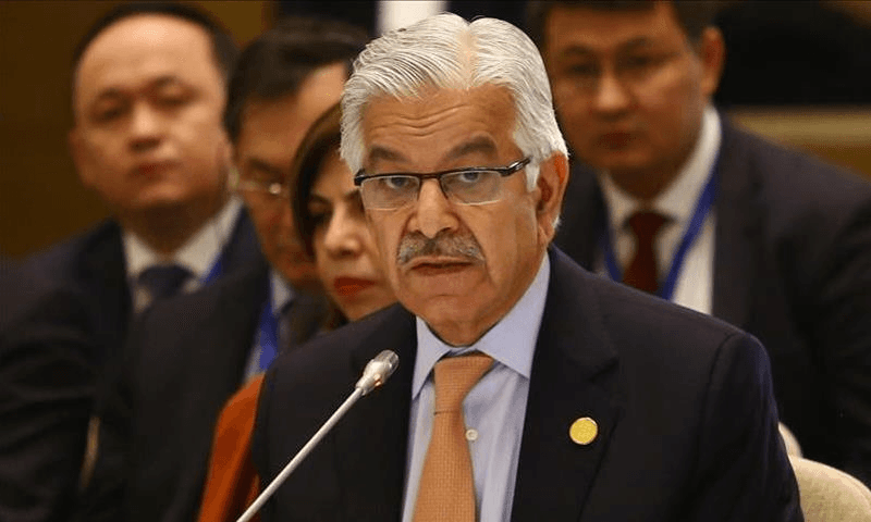 افغان حکومت کی تبدیلی میں پاکستان کا کوئی کردار نہیں: خواجہ آصف