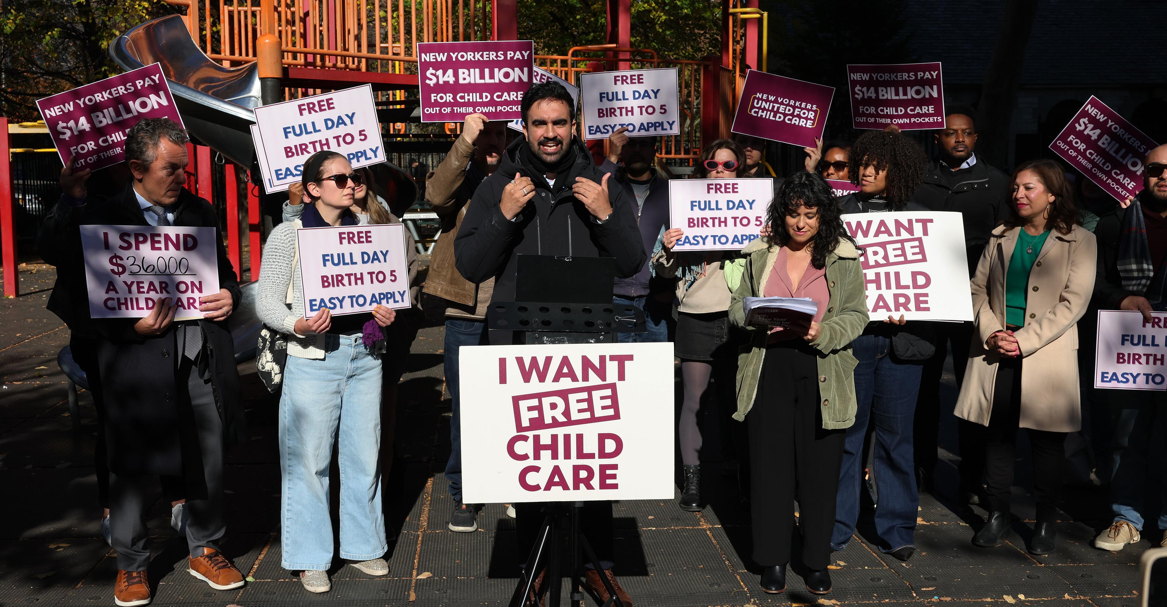 Zohran Mamdani’s child care gamble