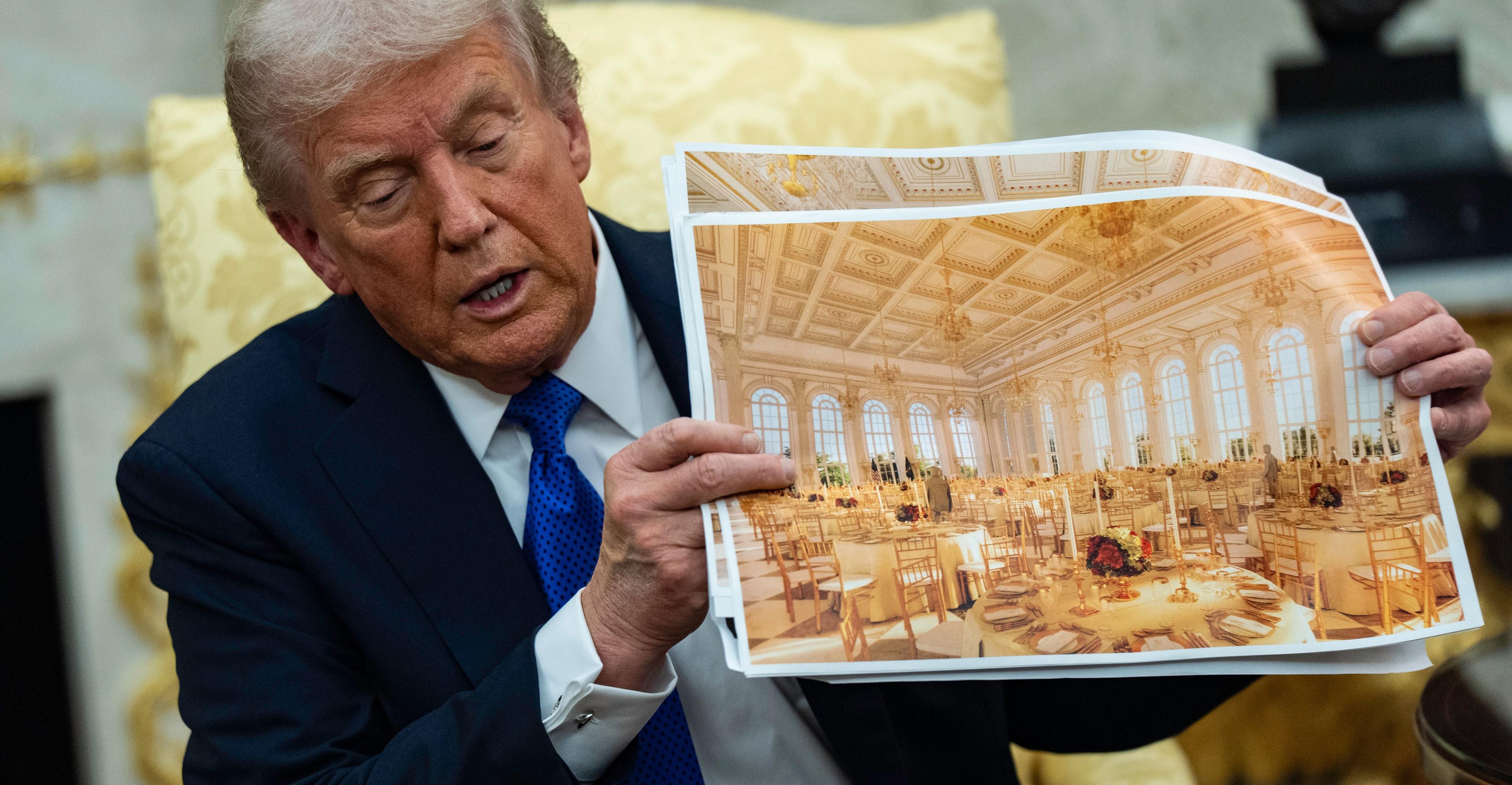 President Trump’s ballroom design might not be AI — but it’s still a mess