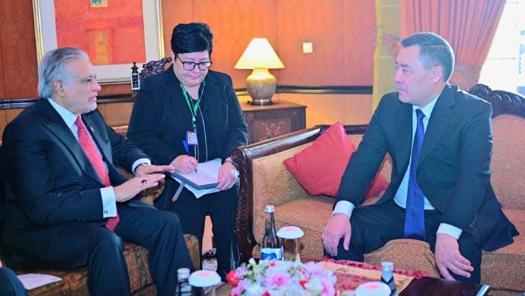 Dar meeting with the President of Kyrgyzstan: reaffirmation of commitment to strengthening bilateral cooperation