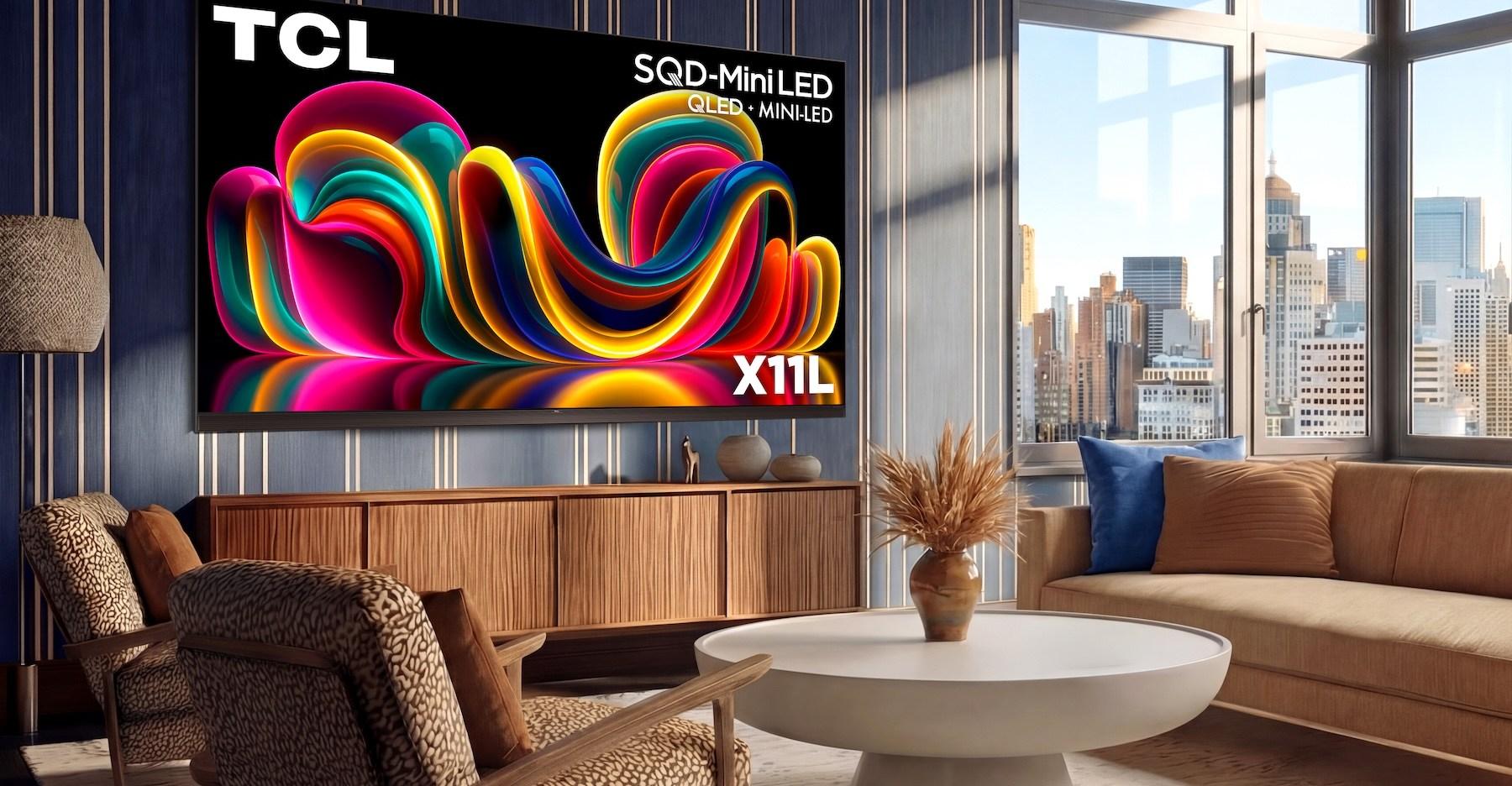 TCL challenges RGB LED at CES with its X11L SQD-Mini LED TV