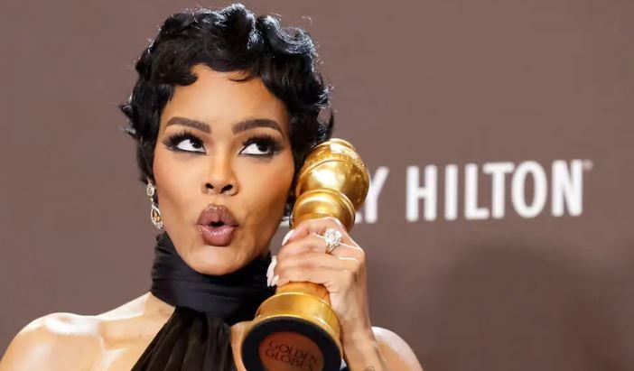 Teyana Taylor, Skarsgard honored at Hollywood’s Golden Globes