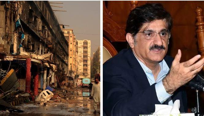 Sindh CM announces Rs10m aid for families of Gul Plaza fire victims