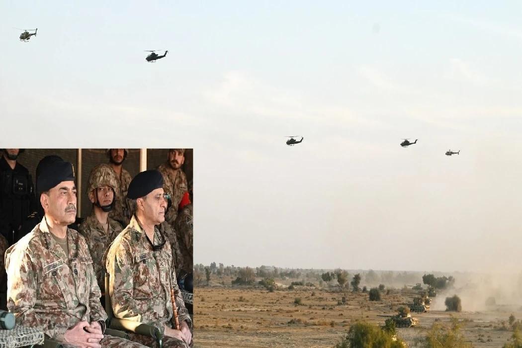 چیف آف ڈیفنس فورسز عاصم منیر کا بہاولپور چھاؤنی کا دورہ، جدید جنگی مشق “اسٹیڈفاسٹ ریزولو” کا مشاہدہ