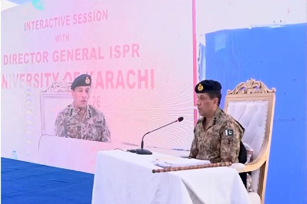 DG ISPR holds special interactive sessions with Karachi University students