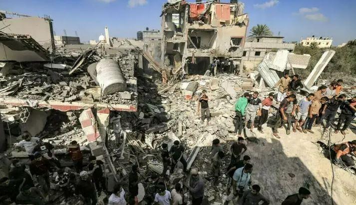 Gaza civil defence says nine dead in strikes after Israel says shots wounded officer