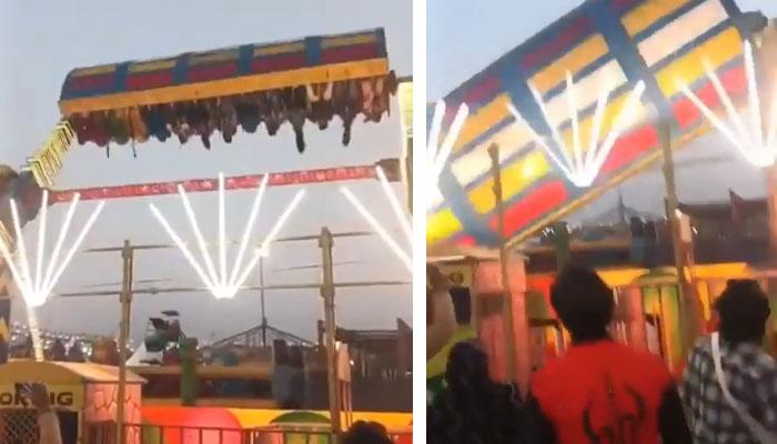 بھارتی ریاست ہریانہ میں جھولا گرنے سے پولیس انسپکٹر ہلاک اور 17 زخمی