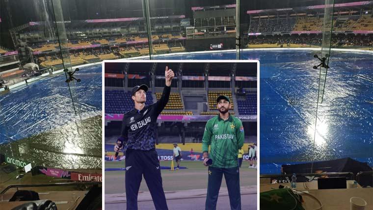 سپر ایٹ:پاکستان اور نیوزی لینڈ کا میچ بارش کے باعث منسوخ،دونوں ٹیموں کو ایک ایک پوائنٹ مل گیا