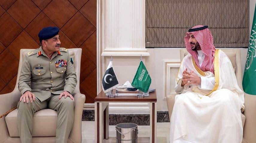 Field Marshal Asim Munir,Saudi Minister discuss security situation